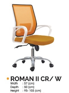 Kursi Kantor Ichiko Roman II CR/W Roman II CR W - Kursi Kantor Ichiko Roman II CR/W